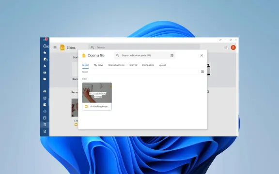Google Slides Desktop app
