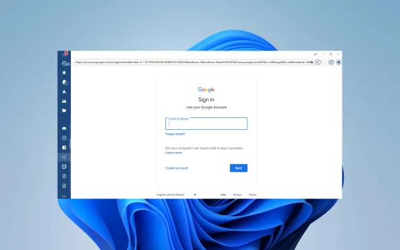 Google Chrome Desktop app screenshot