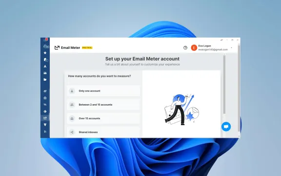 Email Meter Desktop app screenshot
