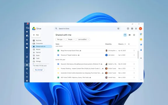 Google Drive Desktop app