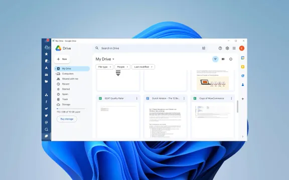 Google Drive Desktop app on windows