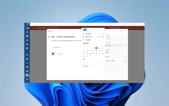 Todoist Desktop app screenshot