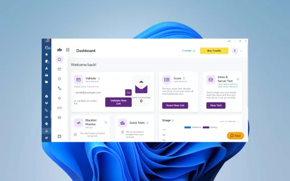 ZeroBounce Desktop app overview