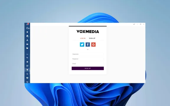 Verge Desktop app screenshot