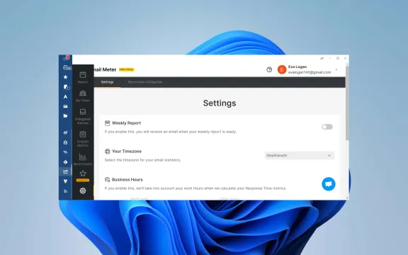 Email Meter Desktop app