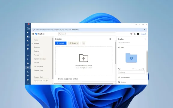 Dropbox Desktop app