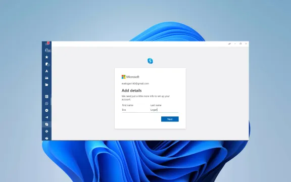 Skype Desktop app