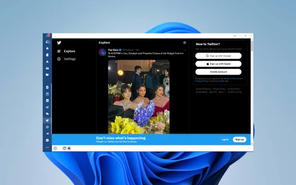 Twitter Desktop app screenshot