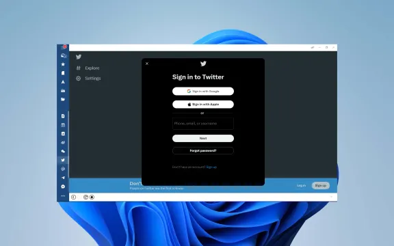 Twitter Desktop app
