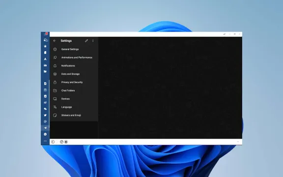 Telegram Desktop app