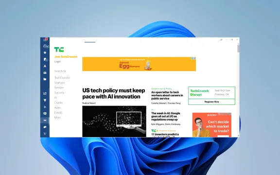 Techcrunch Desktop App Alternative für Windows in Juni 2024