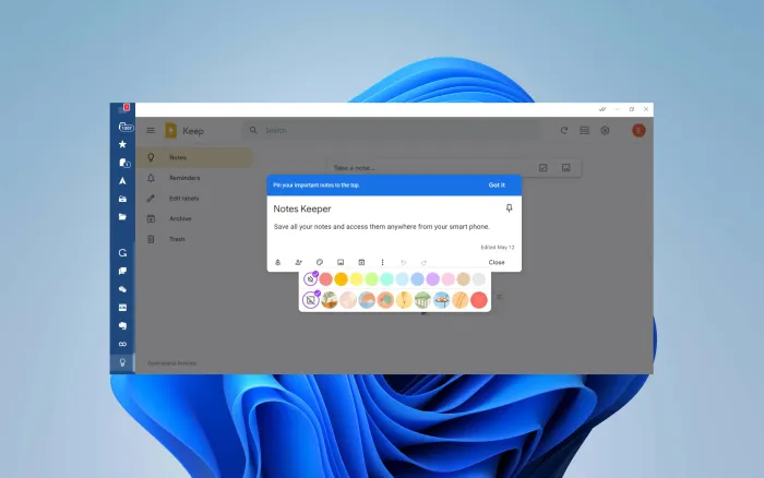 Google Keep Desktop App Alternative for Windows in February 2024